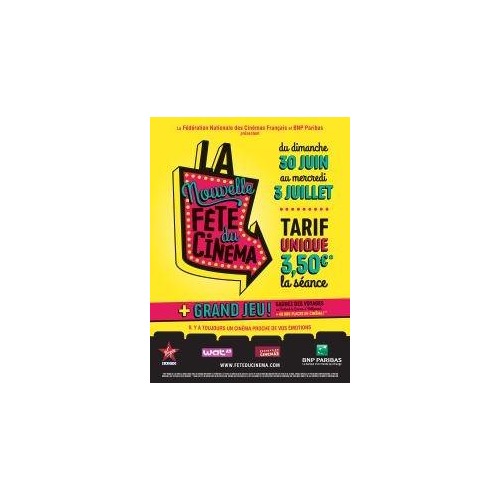Lancement de la Nouvelle Fête du Cinéma avec nouveau tarif unique