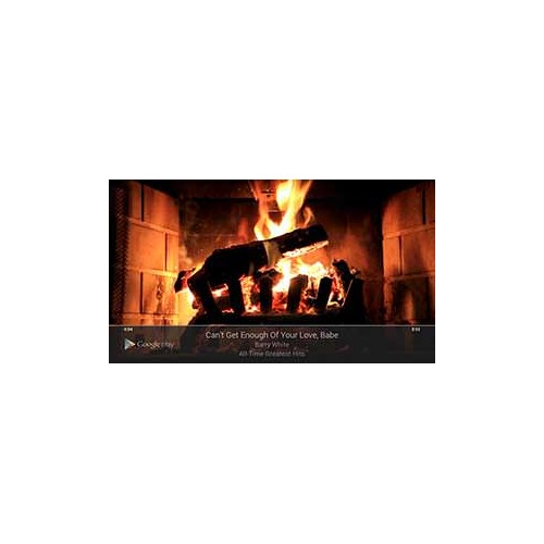 Google Chromecast : Un feu de cheminée virtuelle pour la Saint-Valentin