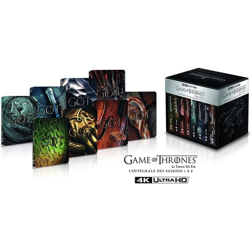 MAJ : Intégrale Game of Thrones : Précommandes du coffret Steelbook 4K Ultra HD Blu-ray