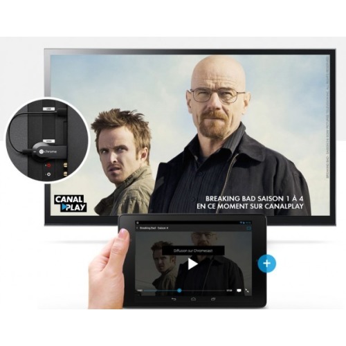 L’application mobile Canalplay compatible avec le Chromecast