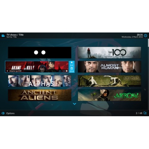 Kodi 17 : Arrivée de la version Alpha (V2)