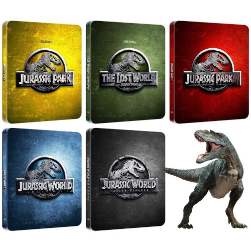 Jurassic Park et Jurassic World : Nouvelle gamme Steelbook 4K Ultra HD Blu-ray en juin