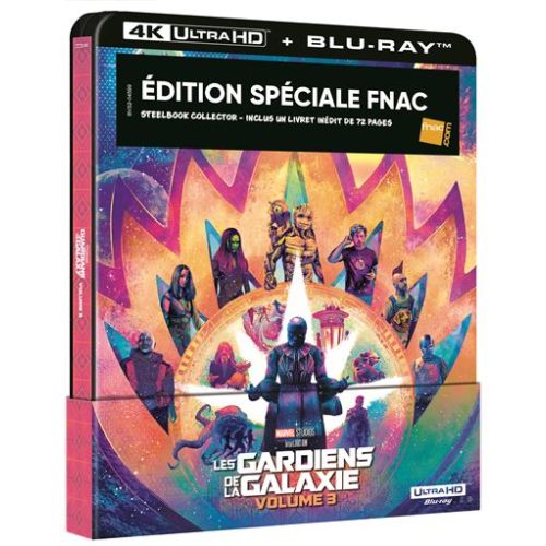 Les Gardiens de la Galaxie Vol. 3 le 8 septembre en Steelbook 4K Ultra HD  Blu-ray