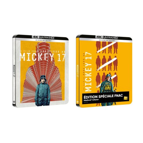 MAJ : Mickey 17 (2025) attendu le le 16 juillet en France en Steelbook 4K Ultra HD Blu-ray