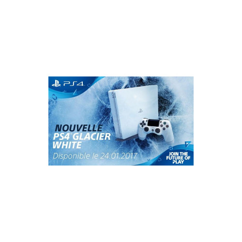 Une PS4 Glacier White à partir du 24 janvier