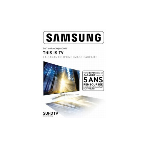 Samsung SUHD : ODR This is TV jusqu'au 30 juin prochain