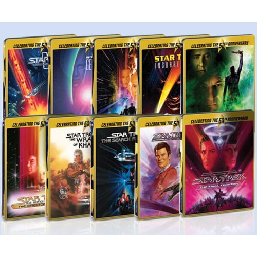 10 films Star Trek réédités en Steelbook collector Blu-ray !