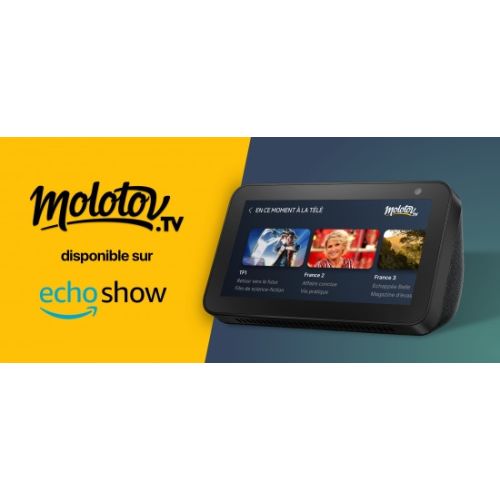 Molotov débarque sur la gamme Echo Show d'Amazon