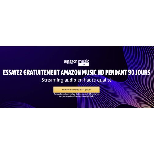 Amazon lance son offre musical Amazon Music HD