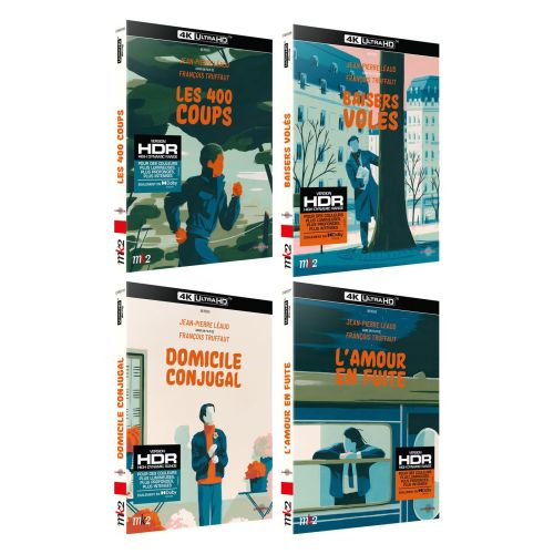 Antoine Doinel : 4 éditions Ultra HD Blu-ray individuelles le 17 mai 2022 chez Carlotta