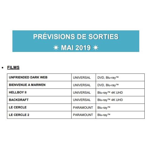 MAJ : Backdraft et Hellboy 2 : En mai prochain en France en 4K Ultra HD Blu-ray