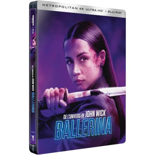 MAJ : Ballerina (2025) de la saga John Wick en Steelbook 4K Ultra HD Blu-ray le 16 octobre