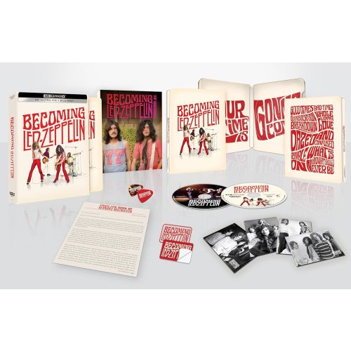 Becoming Led Zeppelin (2025) dès le 30 septembre aux USA en Steelbook 4K Ultra HD Blu-ray