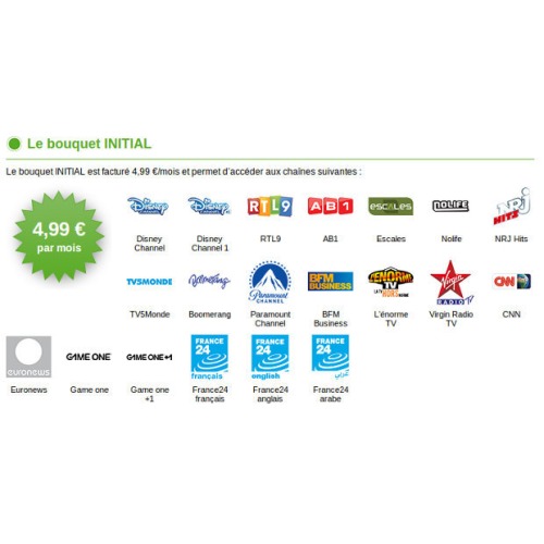 Une box TV à 4.99 euros par mois chez E.Leclerc