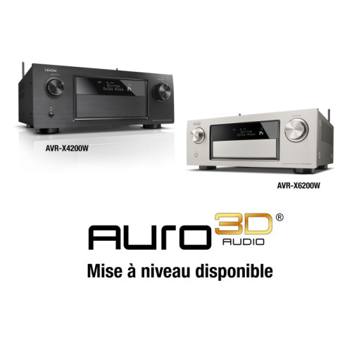 Denon AVR-X4200W et AVR-X6200W : Mise à jour Auro-3D disponible !
