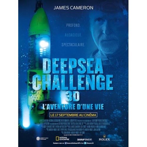 James Cameron : Sortie en septembre de Deepsea Challenge 3D - L’Aventure d’une vie