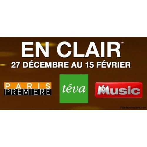 Freebox TV : 3 nouvelles chaînes en clair du 27 décembre au 15 février 2015