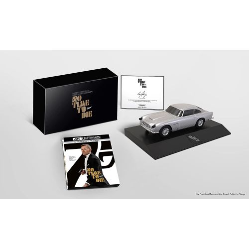 Mourir peut Attendre en coffret collector avec miniature officielle de l'Aston Martin DB5
