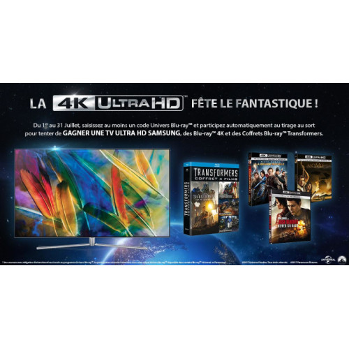 Universal / Paramount : Jeu concours 4K jusqu'au 31 juillet !