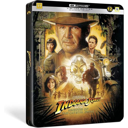 Indiana Jones et le Royaume du Crâne de Cristal en Steelbook 4K Ultra HD Blu-ray le 21 septembre