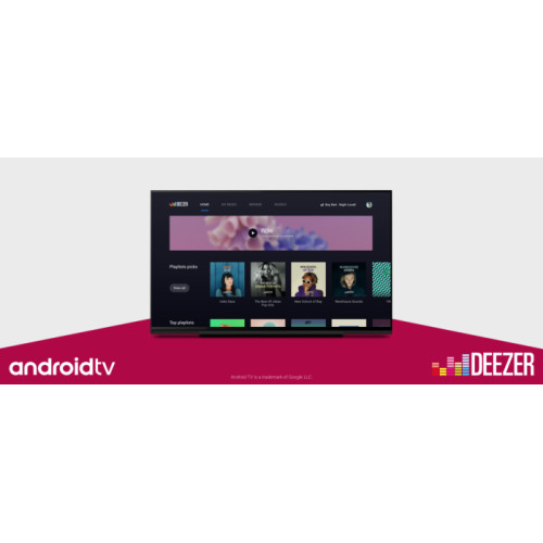 Deezer annonce sa nouvelle application Android TV