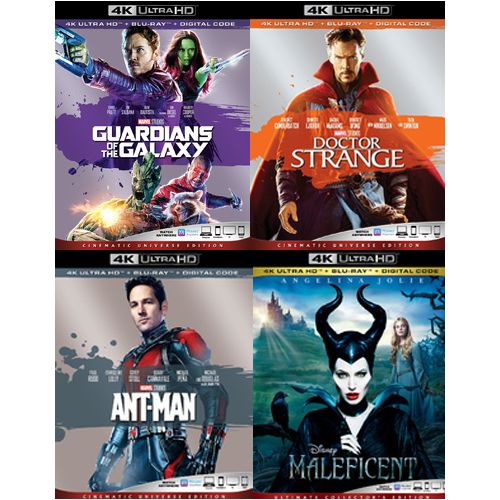 Les Gardiens de la Galaxie, Ant-Man, Maléfique et Doctor Strange en 4K Ultra HD Blu-ray