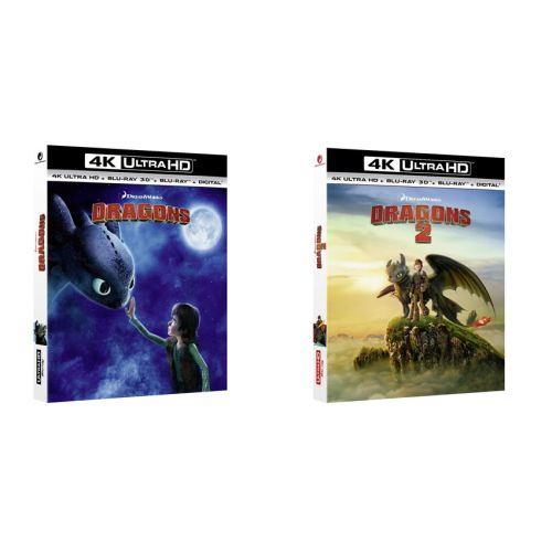 Dragons et Dragons 2 : Combo 4K + 3D et DTS:X confirmés