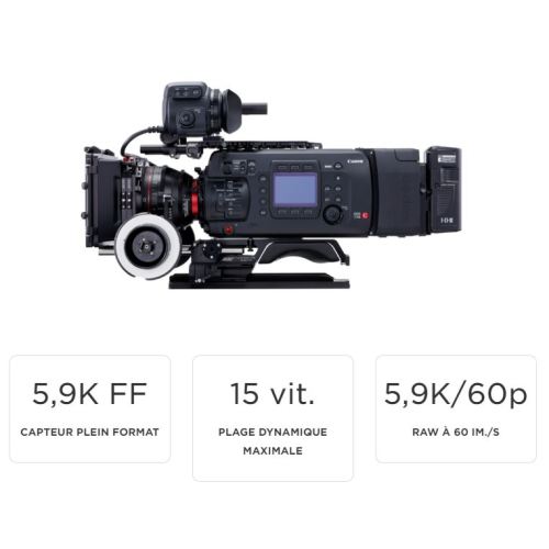 Canon EOS C700 FF : Une caméra pour le cinéma numérique 5.9K (plein format)