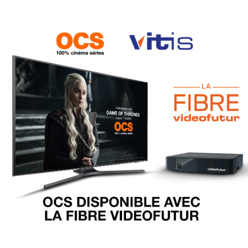 La Fibre videofutur : Le bouquet OCS disponible à partir du 1er juin