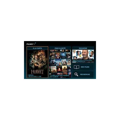 VOD : Nouvelle interface pour FilmoTV