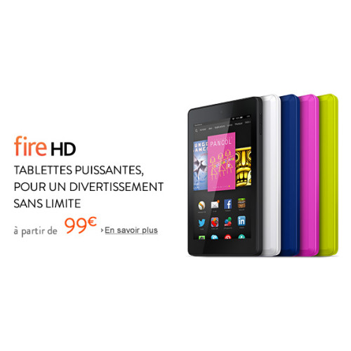 Amazon Fire HD 6 et Fire HD 7 : Tablettes tactiles à partir de 99 euros