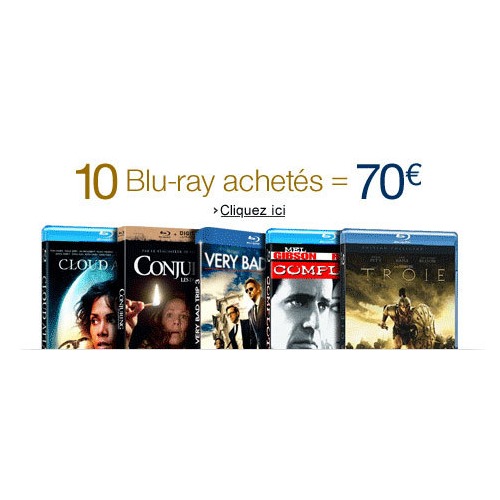 Rappel Week-End : 10 Blu-ray achetés = 70 euros seulement