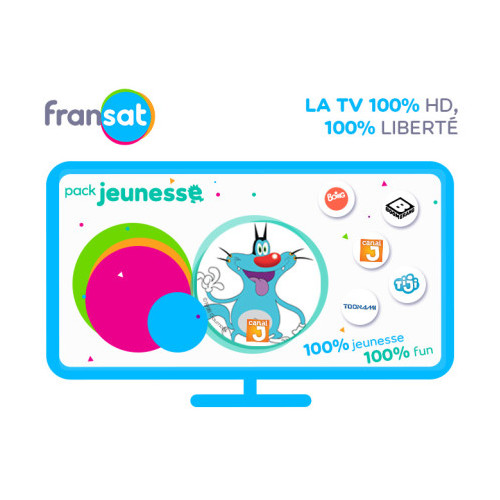 Fransat lance un pack Jeunesse avec 5 chaînes HD !
