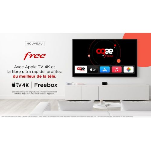 L'Apple TV 4K désormais proposé aux différents abonnés Freebox