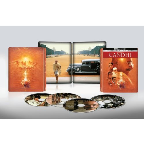 Gandhi (1982) dès le 29 avril prochain en Steelbook 4K Ultra HD Blu-ray (avec Dolby Vision)