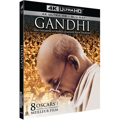 MAJ : Gandhi aperçu en édition 4K Ultra HD Blu-ray individuelle pour juillet