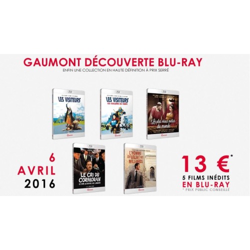 Gaumont Découverte Blu-ray : 5 nouveaux titres le 6 avril prochain