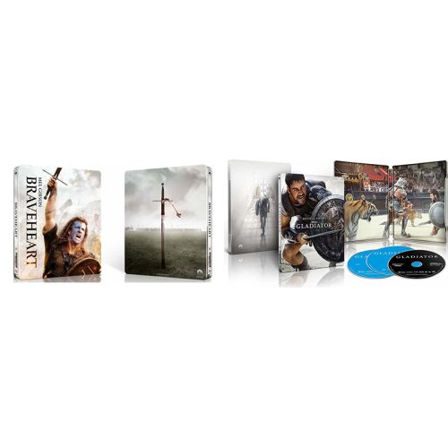 MAJ Préco : Gladiator et Braveheart : Nouvelles éditions 4K Ultra HD Blu-ray (Steelbook) en mai
