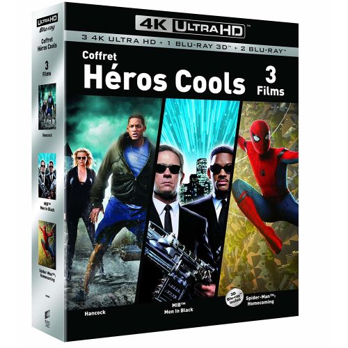 BON PLAN -52% : Coffret Blu-Ray 4K (Hancock + Spider-man + Men in Black)