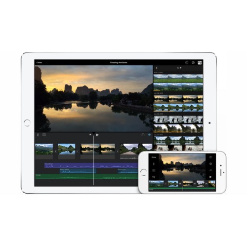 iMovie sur iPad Air 2 : Prise en charge de la 4K