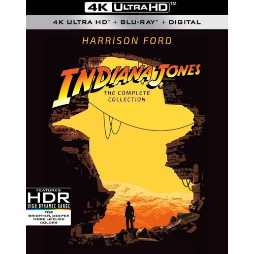 Indiana Jones : Un Coffret 4K Ultra HD Blu-ray aperçu aux USA (le 8 juin 2021)