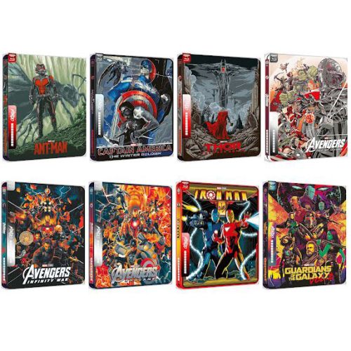 Marvel : 8 titres le 3 décembre en France en Steelbook 4K Ultra HD Blu-ray (Mondo)