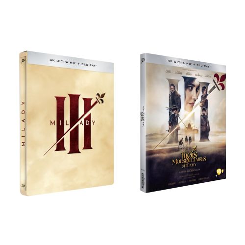Les Trois Mousquetaires - Milady (2023) en Steelbook 4K UHD Blu-ray le 17 avril