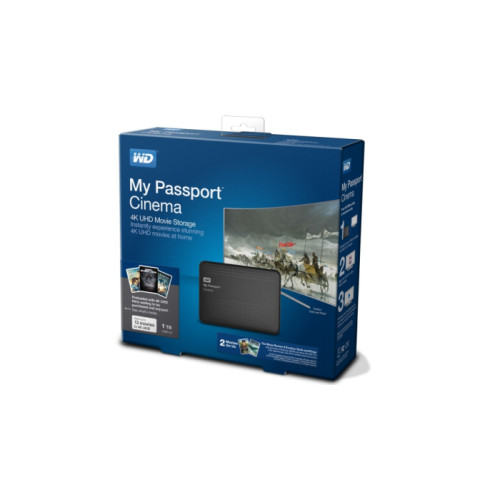 My Passport Cinema : Des films Ultra HD sur disques durs Western Digital