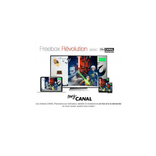 Freebox Révolution : Disponibilité du service myCANAL