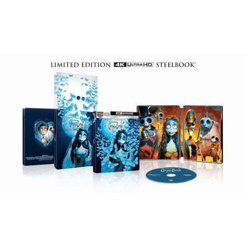 Les Noces funèbres (2005) de Tim Burton le 24 septembre en France en Steelbook 4K UHD Blu-ray