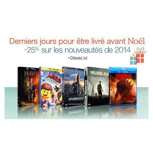 -25% sur les nouveautés Blu-ray : Derniers jours avant Noël