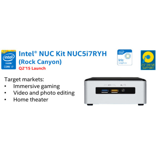 NUC NUC5i7RYH : Un Mini-PC 4K ready pour le second trimestre