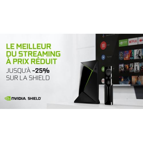 NVIDIA : Shield TV à -25% et liste de jeux à -50% jusqu'au 26 novembre
