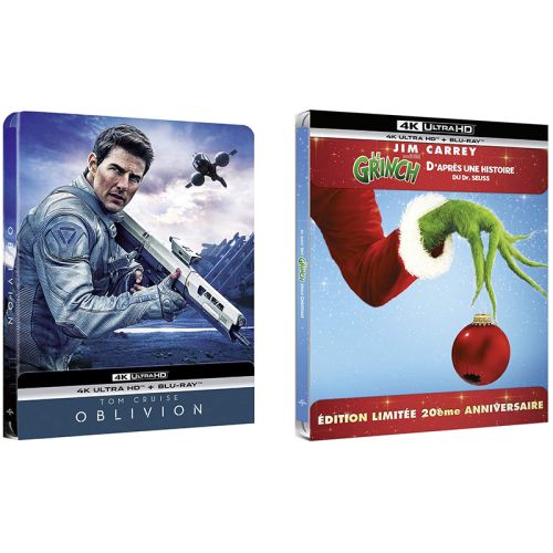 MAJ : Le Grinch et Oblivion en Steelbook 4K Ultra HD Blu-ray en décembre en France